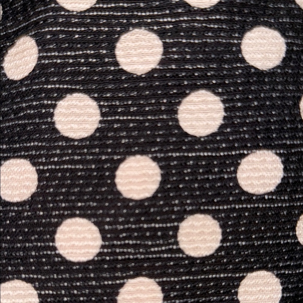 Maeve Black and White Flutter Sleeve A-Line Dress - Picture 5 of 6